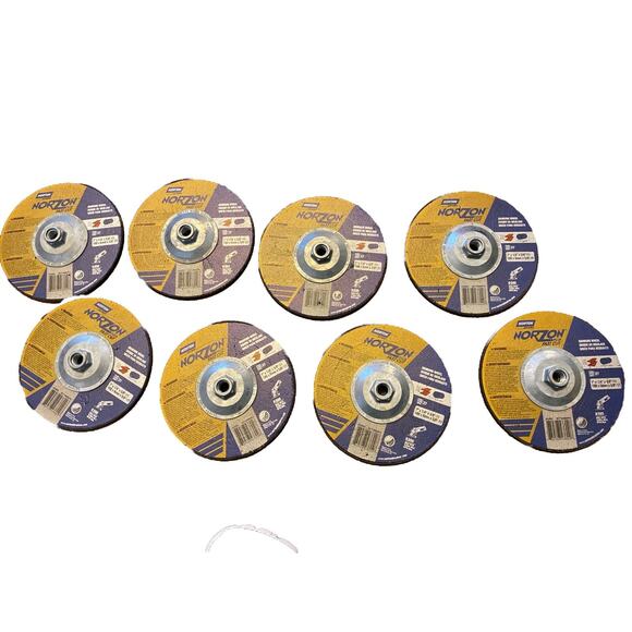 Norton Plus Grinding Wheel Fast Cut Type 27 7x1/4x5/8-11 43802 8 Count New - Picture 1 of 3